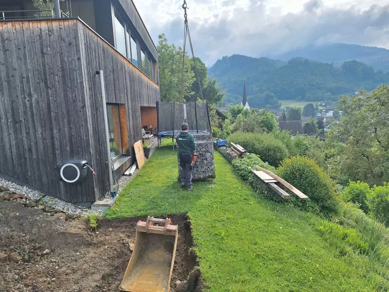 Aushub, Schmid Erdbewegungen, Hörbranz, Leiblachtal