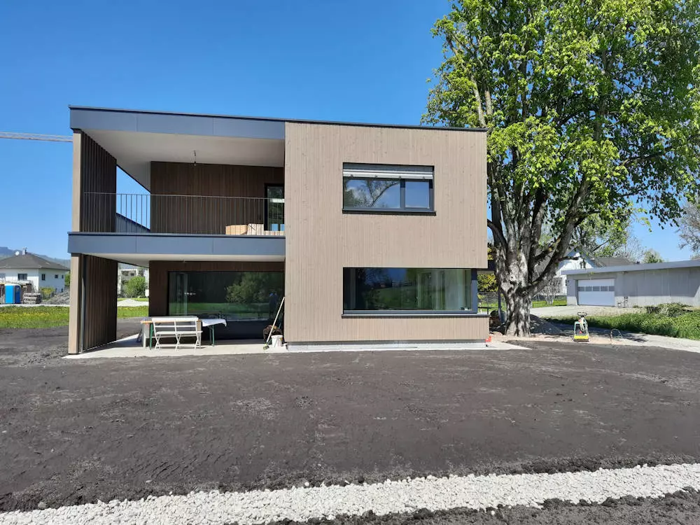 Humusierung und Aufbereitung von Humuserde, Erdbau Schmid Leiblachtal, Vorarlberg