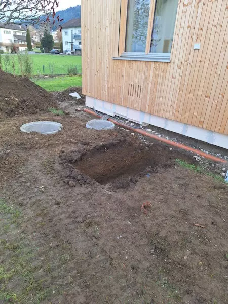 Kanal und Leitungsarbeiten, Drainagen, Schmid Erdbau, Hörbranz, Leiblachtal