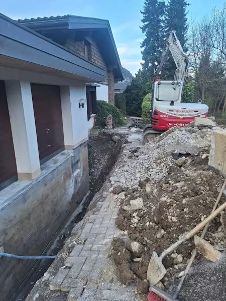 Kanal und Leitungsarbeiten, Drainagen, Schmid Erdbau, Hörbranz, Leiblachtal