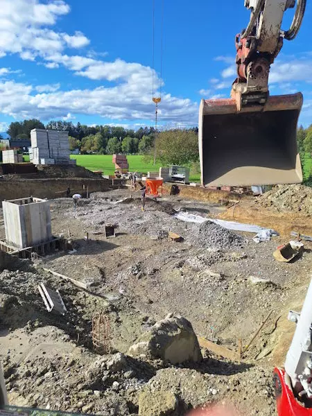 Kanal und Leitungsarbeiten, Drainagen, Schmid Erdbau, Hörbranz, Leiblachtal