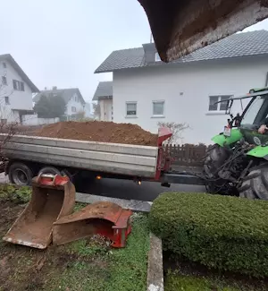 Erdtransport, Schmid-Erdbau, Lösungen, Leiblachtal