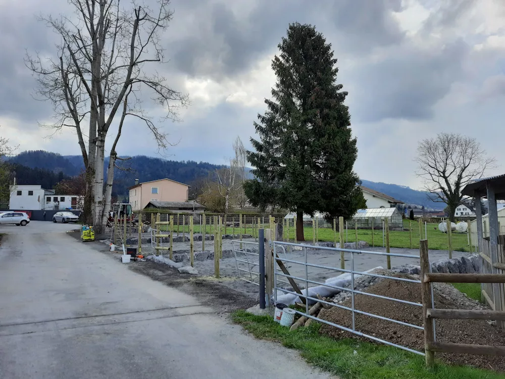 Aushubarbeiten, Aufschüttung, Erdbegungen im Leiblachtal, Schmid Erdbau