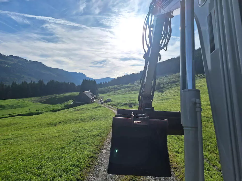 Renaturierung Sibgratsgfäll, Erdbau Leiblachtal, Schmid Erdbau